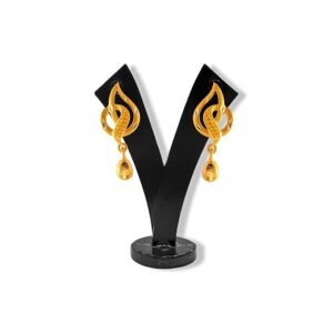 Pearl Nakshatra Black Plastic Earrings Display Stand – Y Shape Jewellery Holder for Studs & Danglers (Pack of 2)