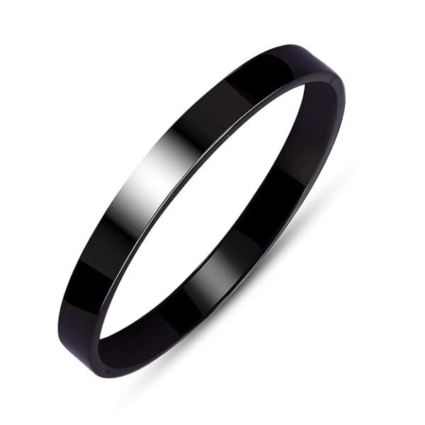 Men’s Openable Stainless Steel Kadaa Bracelet – Rose Gold, Black, Gold & Silver | Anti-Tarnish, Free Size, Trendy Demi-Fine Jewellery