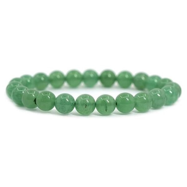 Green Aventurine Crystal Healing Bracelet – Natural Luck & Prosperity Stone for Men & Women | Wealth, Heart Chakra, and Emotional Healing
