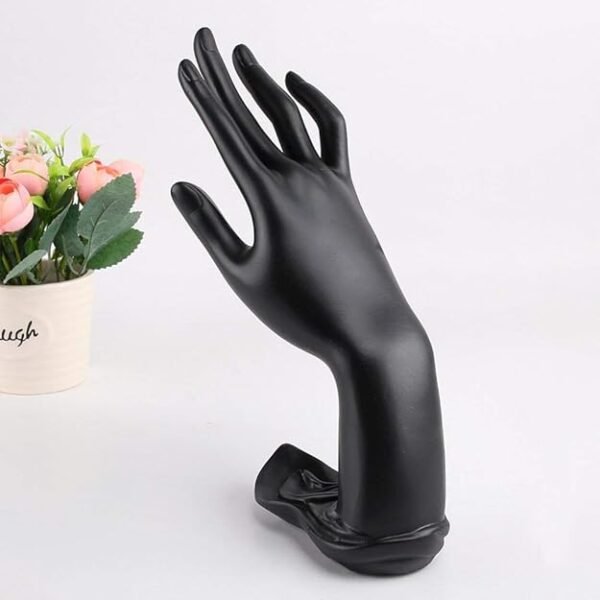 Black Mannequin Hand Display Stand for Jewellery – Rings, Chains, Bracelets & Bangles (10-12 Inch) - Image 2