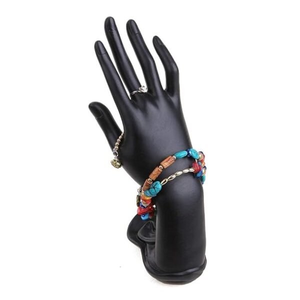 Black Mannequin Hand Display Stand for Jewellery – Rings, Chains, Bracelets & Bangles (10-12 Inch) - Image 4