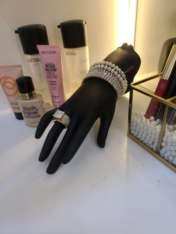 Black Mannequin Hand Display Stand for Jewellery – Rings, Chains, Bracelets & Bangles (10-12 Inch) - Image 6