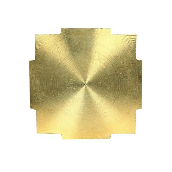 Brass Meru Shree Yantra – 3 Inch Energized Vedic Shri Chakra for Wealth, Prosperity & Vastu Correction | Sacred Geometry for Home, Office & Pooja Use - Image 2