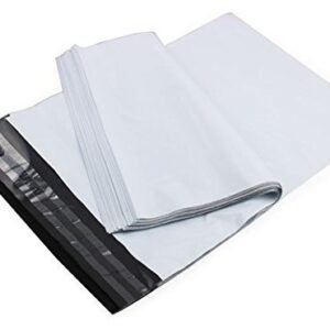Plain Courier Poly Bags with POD – 16x18 Inch Tamper-Proof Self-Seal Packaging Covers | Pack of 100 E-commerce Shipping Mailers with Invoice Sleeve