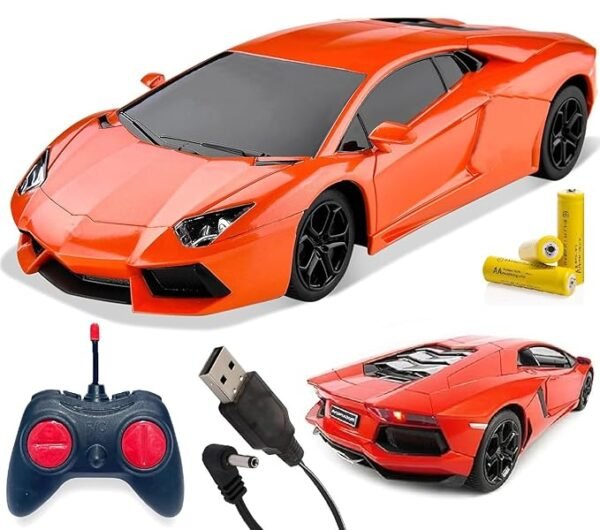 High-Speed Remote Control Car – Rechargeable RC Racing Car with LED Lights & 2.4GHz Controller for Kids - Pack Of 1 - Image 8