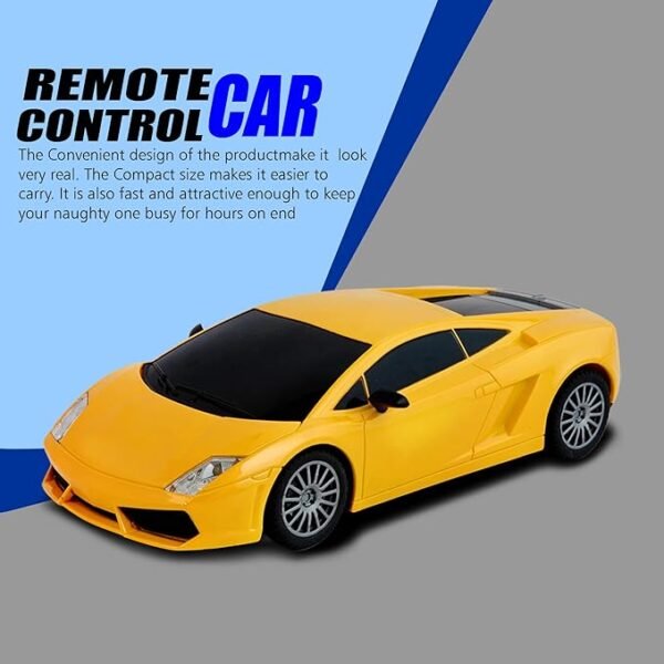 High-Speed Remote Control Car – Rechargeable RC Racing Car with LED Lights & 2.4GHz Controller for Kids - Pack Of 1 - Image 6