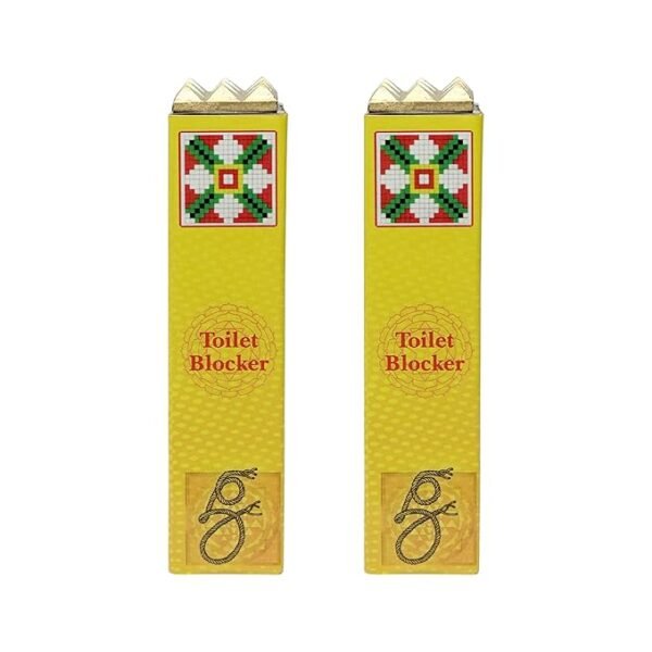 Vastu Toilet Blocker Set - 2 | Toilet Negative Energy Blocker | Vastu Entrance Blocker | Size- 4 Inches Approx | Vastu Door Blocker |Vastu Entry Blocker for All Direction