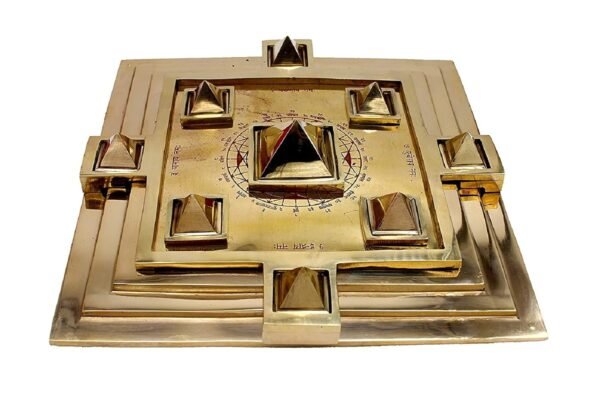 Brass Brahmasthan Energy Plate – Vastu Correction Tool for Home, Office & Temple | Center Energy Balancer for Positive Flow & Space Harmonization - Image 3