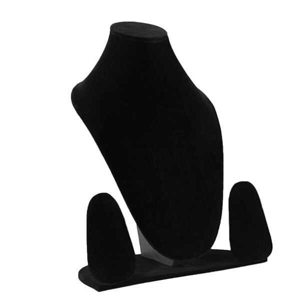 Jewellery Mannequin, Dummy Velvet Finish Necklace Display Stand - 10 Inch - Image 3
