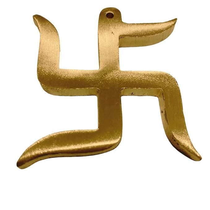 Copper Swastik for Door Entrance – 2 Inch Auspicious Swastik Symbol for Good Luck, Vastu & Positive Energy | Home & Office Decor (Pack of 1)