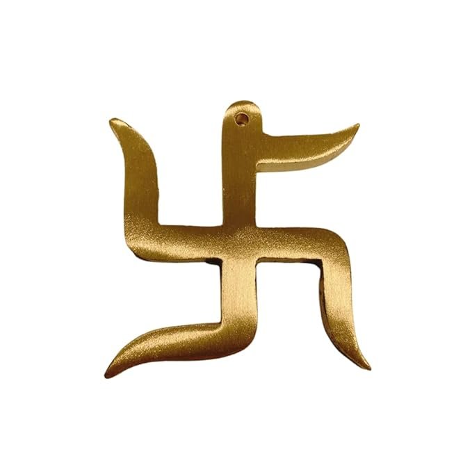 Copper Swastik for Door Entrance – 2 Inch Auspicious Swastik Symbol for Good Luck, Vastu & Positive Energy | Home & Office Decor (Pack of 1) - Image 2